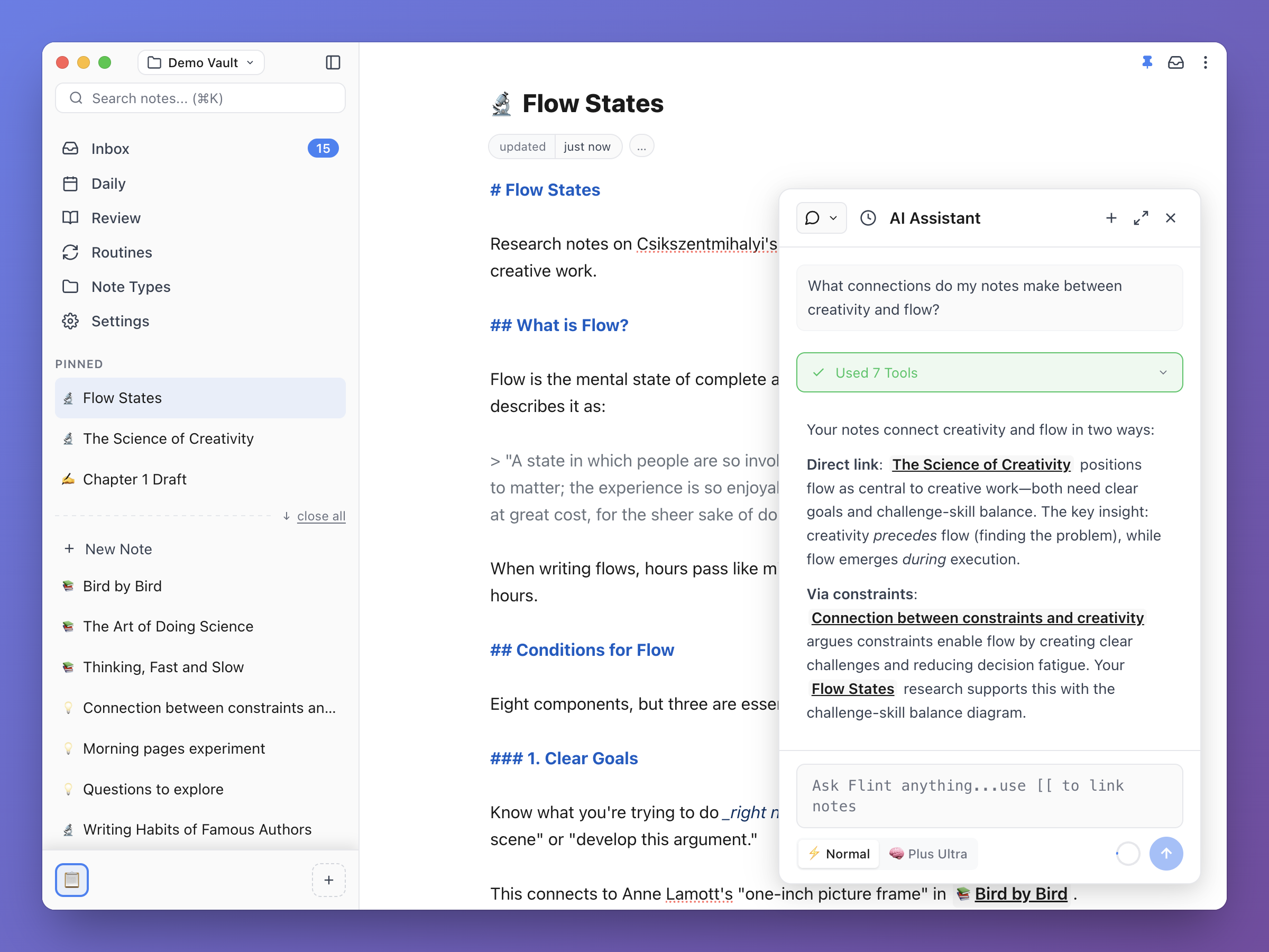 Agent suggesting connections